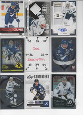 Tampa Bay Lightning SERIAL #'d Rookie Autos Jerseys STAMKOS ST. LOUIS LECAVALIER