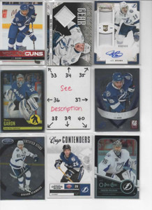 Tampa Bay Lightning SERIAL #'d Rookie Autos Jerseys STAMKOS ST. LOUIS LECAVALIER