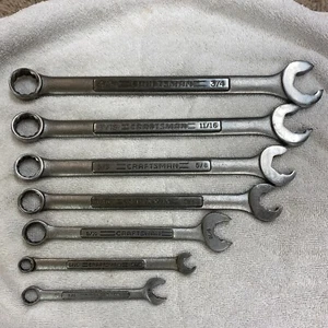 Vintage Craftsman 7 Piece Speed Combination Wrench Set- USA - Picture 1 of 12