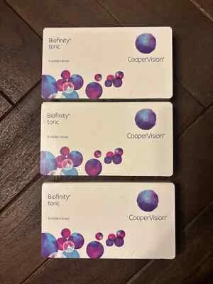 Monatskontaktlinsen Biofinity Toric 3x 6 Linsen -3,25 Zylinder -0,75 Achse 180 - Bild 1 von 3