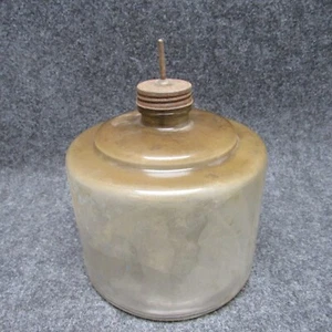 Aetna Oil Burner Company Glass Drip Jar Stove Fuel Container VINTAGE - Picture 1 of 7