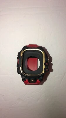 Estuche resistente con correa diseñado para Apple Watch Series 9/8/7 45 mm parachoques militar Foto 1 de 3