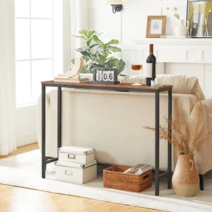 Console Table Entryway Table Sofa Table Side Table 39.4" L x 9.5" W x 29.5" H - Picture 1 of 10
