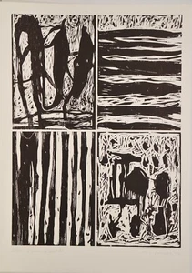 Javis Lauva / Holzschnitt/ handsigniert/ 150 Exemplare / von 1992 - Picture 1 of 2