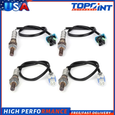 Датчик кислорода с подогревом для 11-2014 GMC Sierra 2500 HD 6,0 л O2 02 4 шт верхний нижний - Изображение 1 из 4
