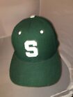 Vintage Nike Team Michigan State Spartans Adjustable Green Hat 100% Wool NWOT