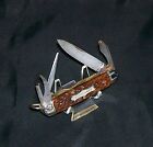 Camillus No.258 Scout Knife Circa-1928 "Sword Brand" 3-3/4" Closed Stag Handles