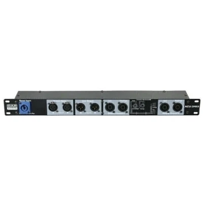 DAP ACU-100 Amplificatore Altoparlante Unità di Connessione Pannello Rack Speakon XLR Patch 1U - Immagine 1 di 2