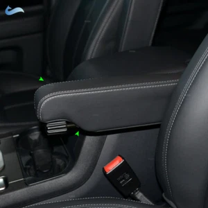 Black Left&Right-Leather Seat Armrest Handle Cover For Range Rover sport 05-2013 - Picture 1 of 6