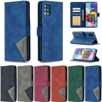 Leather Wallet Flip Phone Case For Samsung S25 S24 23 A26 A36 A56 A23 A32 A33 34 - Image 1 of 4