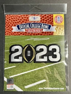 2023 NCAA CFP COLLEGE FUSSBALL CHAMPIONSHIP OFFIZIELLER SPIELAUFNÄHER - GEORGIA gegen TCU - Bild 1 von 1