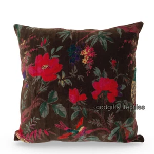 12" 16" 18" 20" 22" 24"26"28" Velvet Luxury Printed Cushion Cover Pillow Case US - Picture 1 of 6