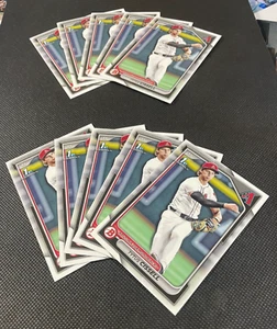 Lote de 10 tarjetas de papel Bowman Draft Tytus Cissell 1st Bowman 2024 BD-157 Diamondbacks - Imagen 1 de 3
