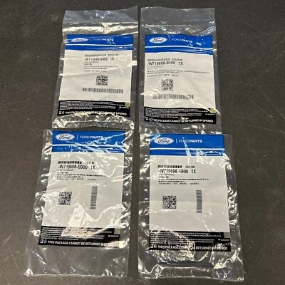 4 paquetes de tacos de escape de fábrica Ford W719698-S900 nuevos en paquete Foto 1 de 4