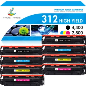 8 PK CF380A Toner Cartridge Set For HP 312A Color LaserJet M476dn M476dw M476nw - Picture 1 of 12