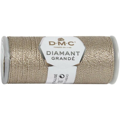 DMC - 21.8 Yard Spool of Old Rose Diamant Grande Metallic Thread #G225 - Image 1 of 2