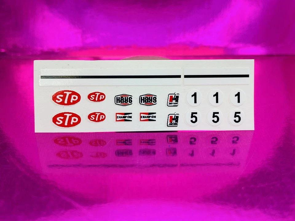 Hot Wheels Redline (juego de calcomanías Ford MK IV) ~PELAR Y PEGAR~ Foto 1 de 1