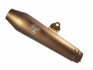 Yamaha Xv 1100 Virago 1986-1999 GPR Ultracone Bronze Cafe Racer silencer - Picture 1 of 3