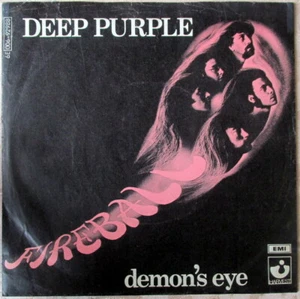DEEP PURPLE FIREBALL 1971 DENMARK 7" VERY RARE HARVEST PS - Picture 1 of 4
