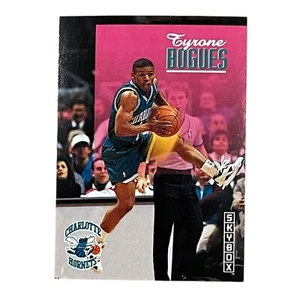 1992-93 SkyBox #19 Tyrone Muggsy Bogues Charlotte Hornets NBA Basketball Card - Picture 1 of 2