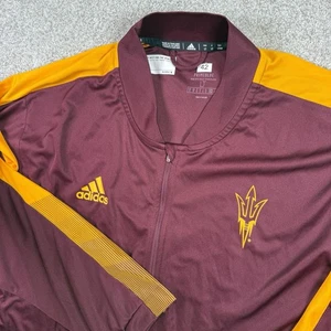 Adidas Arizona State Devils Player Issued NCAA 1/4 Zip Large Tall - Picture 1 of 5