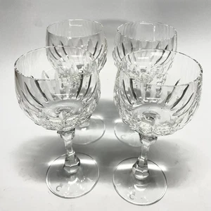 4er Set CHRISTINEHÜTTE Allegro Serie handgeschliffen klar Kristall 6" Hi Weingläser - Bild 1 von 10