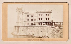 Roma Roma Roma Castello di Miramare Trieste Italia Italia CDV foto 1869 - Imagen 1 de 1