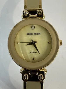 Anne Klein Womens Genuine Diamond Dial Bangle Watch (AK/1980) Rose Gold New Batt - Picture 1 of 6