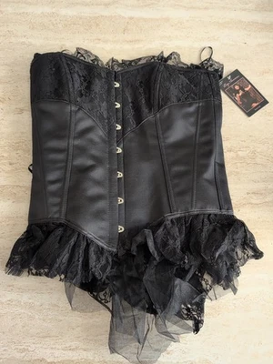 Emma Black Corset Size Large by Leg Avenue #86517 - Image 1 of 4