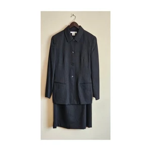 Josephine Chaus dunkelgrauer Damen-Wollrockanzug – Mantel & Jacke, Größe 14 - Bild 1 von 14