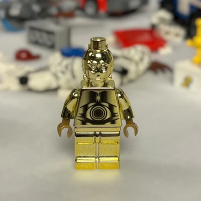 Vintage LEGO Star Wars Original C-3po Chrome Gold Minifigure - Image 1 of 4