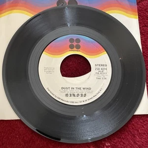 45 RPM Vinyl Record Kansas Dust in The Wind VG - Picture 1 of 2