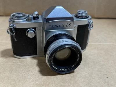 RARE ASAHI PENTAX TOWER 26 CAMERA & f/2.4 58MM TAKUMAR LENS - Image 1 of 4
