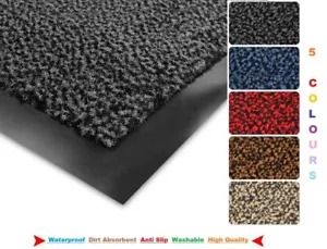New Heavy Duty Non Slip Rubber Barrier Mat Hallway Kitchen Door Mat Large Small! - Picture 1 of 14
