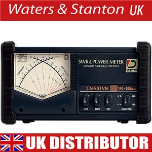DAIWA CN501VN 140-525 MHz aguja cruzada SWR/medidor de potencia - Imagen 1 de 1