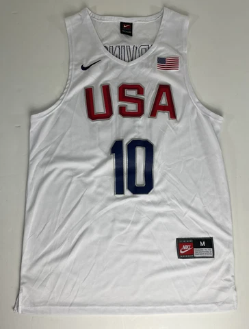 Kyrie Irving White Team USA 2016 Olympics Replica Jersey Men's Size Medium Cover