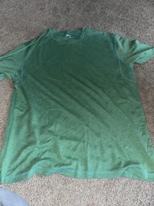 Tommy Bahama Shirt Adult XL Green Short Sleeve 100-% Cotton Men’s - Picture 1 of 4
