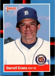 1988 Donruss - Darrell Evans #250 - Picture 1 of 2