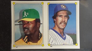 1987 Topps Baseball Album Sticker HARDBACK TEST Rare Card * You PICK CHOOSE *