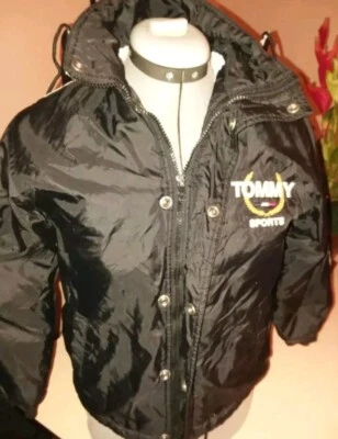 Tommy Hilfiger Youth Colorblock Full Zip Hooded Winter Coat Hood Jacket  Medium  - Image 1 of 4