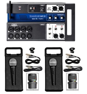 Soundcraft Ui12 12 Input Digital Mixer w/Wifi+App Control+Recording+Mics+Cables - Picture 1 of 12