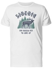Siberia Red Deer Russia Tee Men's -Image by Shutterstock