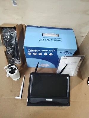 Hiseen 4 Cameras Monitor And  NVR KIT - Image 1 of 4