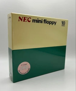 NEC EF-904MF 5.25" Floppy Disk 10Disks Pack FD 2HD Japan New-Old-Stock - Picture 1 of 4