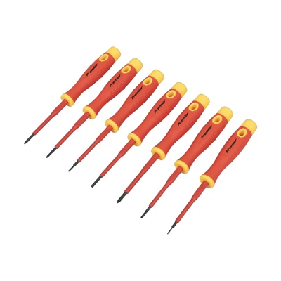 Sealey AK61201 7 Piece 1000V VDE Insulated Precision Screwdriver Set SL PH Micro - Image 1 of 4