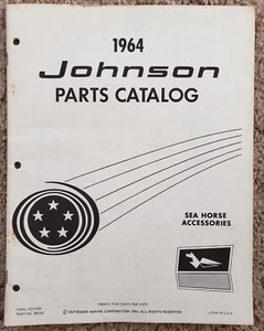 1964 Johnson Sea Horse Parts Catalog - Accessories E - Picture 1 of 6