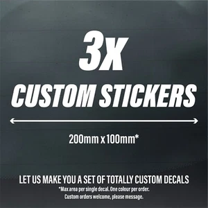 2 x Texto personalizado a su elección Nombre personalizado letras Laptop Tablet Espejo - Imagen 1 de 6