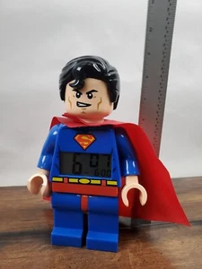 Lego DC Superheroes Superman Reloj Despertador - Usado en Excelente Condición - Funciona - Imagen 1 de 5