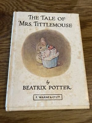 Сказка о миссис Титтлмаус Беатрикс Поттер в твердом переплете F Warne & CO  - Изображение 1 из 4