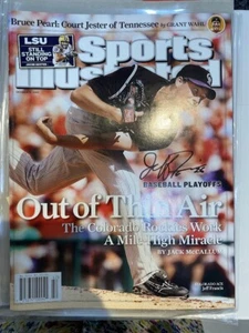 Jeff Francis Hand Signed Sports Illustrated Magazine 2007 - Picture 1 of 4